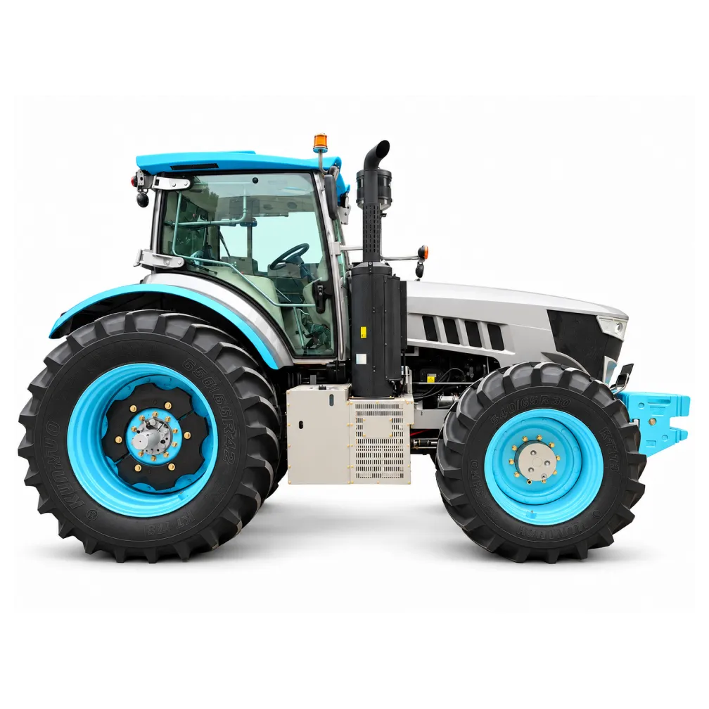Keroty 2204 hybrid E-CVT tractor in field